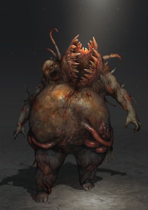 ArtStation - CREATURES_01 Character Concept Design, Zombie Monster, Creepy Monster, Beast Creature, Modern Graphic Art, Zombie Art, Dark Souls Art, Horror Monsters, Cool Monsters