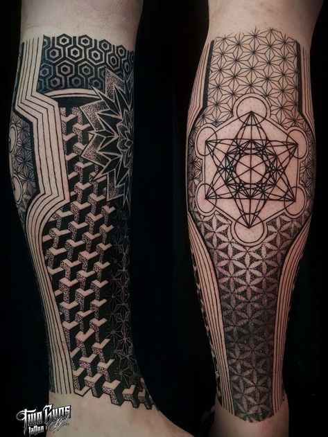 Negative Geometric Tattoo, Sacred Geometry Tattoo Men, Geometric Blackwork Tattoo, 108 Tattoo, Geometric Tattoo Leg, Flower Of Life Tattoo, Knee Tattoos, Geometric Mandala Tattoo, Geometric Sleeve Tattoo