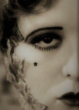 Close Up, Black And White, Stars, Makeup, White, Black, Make Up