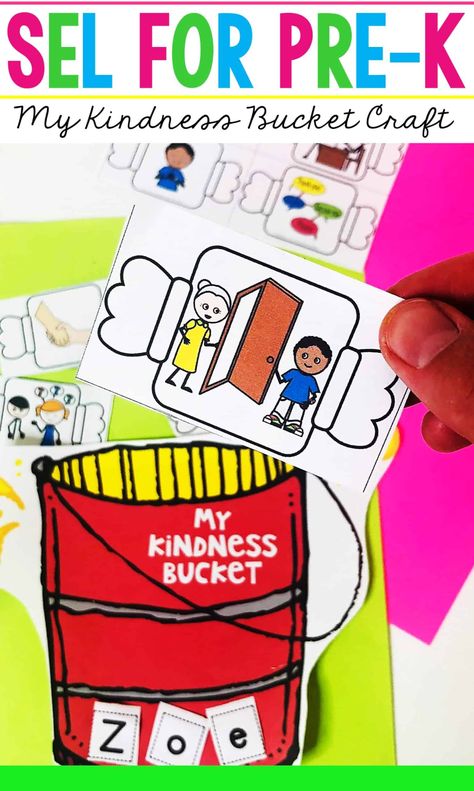 Bucket Filler Activities, Bucket Crafts, Bucket Filler, Friendship Activities, Bucket Filling, Social Emotional Learning Activities, Teaching Social Skills, Homeschool Printables, Free Preschool