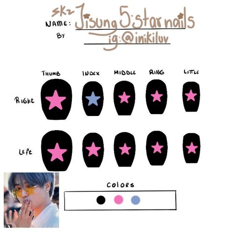 K Pop Nails, Idol Nails, Graffiti Nails, Kids Nail Designs, Nail Art For Kids, Band Nails, S Nails, Cute Simple Nails, Pretty Gel Nails