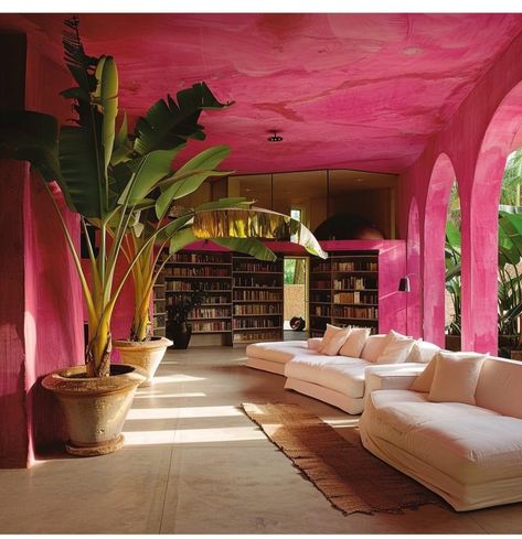 Mexico Villa, Hacienda Style Kitchen, Luis Barragan Architecture, Roman Bath House, Courtyard Villa, Simple Interiors, Feminine Nature, Tropical Interiors, 50 Shades Of Pink