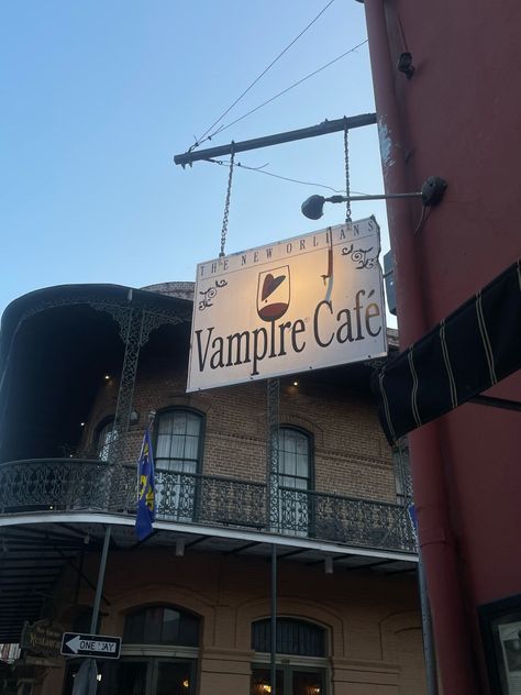 Vampire Cafe New Orleans, New Orleans Vampire, Vampire Cafe, New Orleans Aesthetic, 2025 Vision, Aesthetic Grunge, Tahiti, Louisiana, Puerto Rico