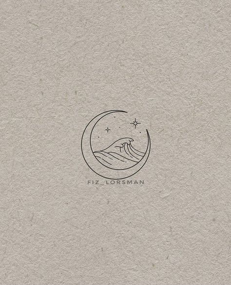 Tattoo Sonne, Luna Tattoo, Surf Tattoo, Minimal Tattoo Design, Water Tattoo, Ocean Tattoos, Beach Tattoo, Modern Tattoos, Line Art Tattoos