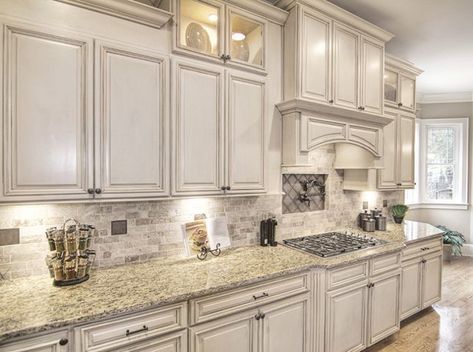 White Glazed Cabinets, Glaze Cabinets, Glazed Kitchen Cabinets, Kitchen Cabinet Inspiration, Antique White Kitchen, Cheap Kitchen Cabinets, Rta Kitchen Cabinets, Online Kitchen Cabinets, Best Kitchen Cabinets