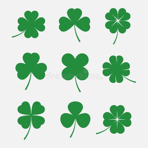 Four Leaf Clover Tattoo, Clover Plant, Lucky Tattoo, Shamrock Tattoos, Clover Leaves, Leaf Graphic, Irish Tattoos, Clover Tattoos, Lucky Leaf