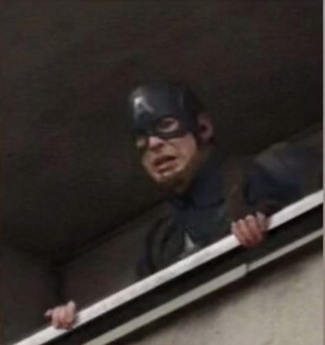 Reaction Post, Reaction Pic, Captain America, Marvel, Black