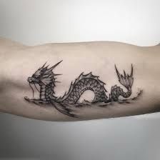 Sea Monster Tattoo, Sea Monster Art, Godzilla Tattoo, Dnd Diy, Dragon Tattoos For Men, Small Dragon Tattoos, Monster Tattoo, Dragon Tattoo For Women, Nautical Tattoo