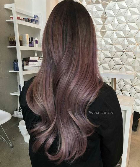 GLORIOUS Dusty Mauve! ... by (Hey girl) @che.r.mariano! .... #BEHINDTHECHAIR Ash Pink Hair, Website Magazine, Ash Pink, Ulzzang Hair, Community Website, Violet Hair, Lilac Hair, Dusty Mauve, Lavender Hair