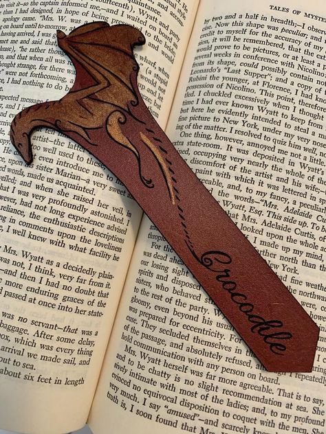 Customizable Dragon Leather Bookmark | Etsy Leather Dragon, Leather Bookmarks, Dragon Bookmark, Bookmarks Diy, Cord Ties, Leather Bookmark, Leather Dye, Book Dragon, Personalized Leather