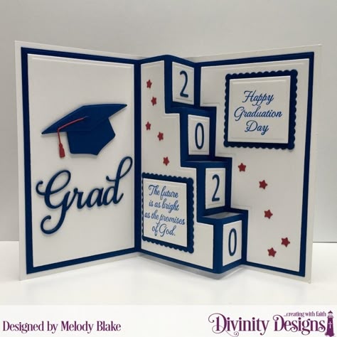 Graduate Cards Handmade, Diy Graduation Cards High Schools, Graduation Card Handmade, Divinity Designs Cards, High School Graduation Cards Handmade, Graduation Cards Ideas, Handmade Graduation Cards, Graduation Card Design, Graduation Cards Diy