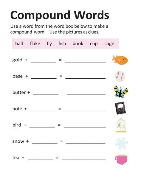 Compound Words Worksheets 3rd Grade, Compound Words Worksheets Grade 1, Compound Words Worksheets 2nd Grade, Compound Nouns Worksheets, Vocabulary Words Activities, Compound Words Worksheets, Compound Words Activities, Free Printable Alphabet Worksheets, Words Worksheet