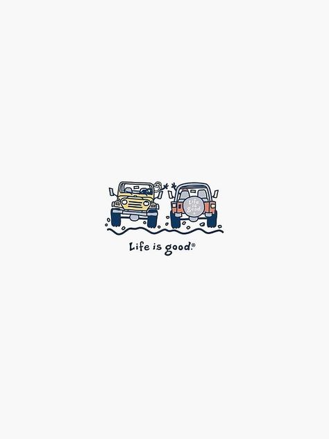 Life Is Good Jeep, Walls Collage, Vsco Background, Beachy Wallpaper, Lockscreens Wallpapers, Parking Spot Painting, Jeep Stickers, Nike Quotes, Highlights Cover