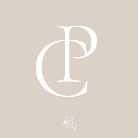 serif #craftedbyDQweddings monogram for C & P ♡ C Logo Design, Pc Logo, Asian Paints Colours, P Tattoo, P Logo, Graphic Design Marketing, Logo C, Asian Paints, Coffee Logo