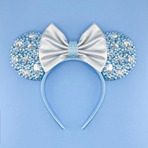 Mickey Ears Headband, Disney Mickey Ears, Mermaid Shell, Cinderella Disney, Purple Sparkle, Mickey Mouse Ears, Ears Headband, Disney Ears, Pink Sparkle