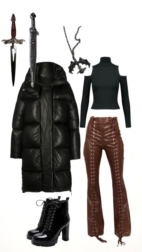 confronting the volturi in the snow #twilight #outfit Volturi Outfits, The Volturi, Outfit Shuffles, The Snow, Your Aesthetic, Creative Energy, Puffer, Winter Jackets, Polyvore Image