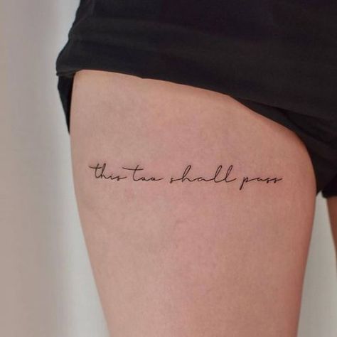 Boujee Tattoos for Women 17 Bold Ideas Small Thigh Tattoos Quote, Boujee Tattoos, Boujee Tattoos For Women, Quote Tattoos For Women, Small Thigh Tattoos, Thigh Tattoo Quotes, Elegance Quotes, Body Type Drawing, Quote Tattoos