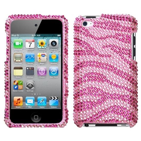 Zebra Skin, Iphone Cases For Girls, Barbie Printables, Bling Phone Cases, Rhinestone Projects, Y2k Accessories, Iphone Cases Cute, Apple Ipod Touch, Pink Cases