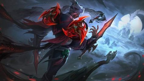 Zed Wallpaper Hd, Zed Lol, Play League Of Legends, Zed League Of Legends, Home Gym Design Garage, Thumbnail Sketches, Splash Art, 8k Wallpaper, Riot Games