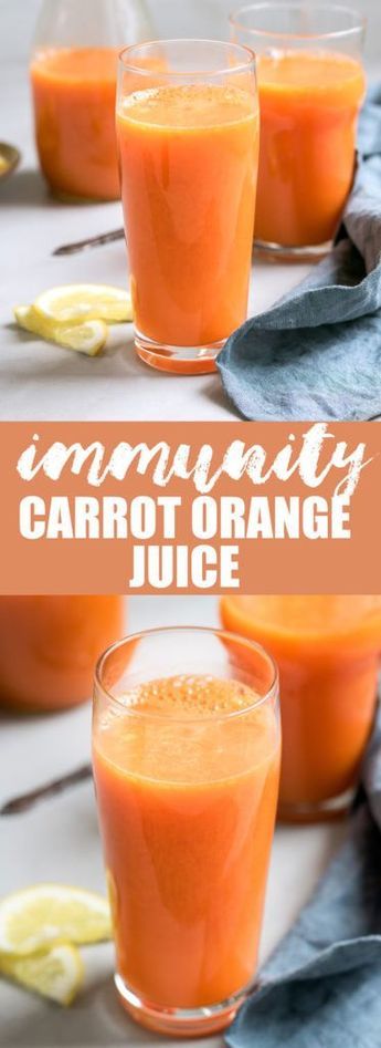 Detox with this immunity boosting carrot orange juice that can be made in a juicer or a blender! Learn how to make this easy and healthy recipe today! Orange Carrot Juice, Veggie Juice, Lemon Diet, Lemon Detox, Detox Juice Recipes, Best Juicer, Juicing Benefits, Juicer Recipes, Organic Juice