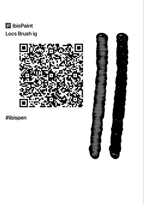 Locs Qr Code Ibis Paint, Dread Brush Ibis Paint Qr Code, Locs Ibis Paint Brush, Ibis Paint X Brushes Qr Code Black Hair, Hair Pens Ibispaint, 4c Hair Ibis Paint Code, Dreadlocks Ibispaint Code, Ibis Paint Brush Code Hair Locs, Ibis Paint Brush Black Hair