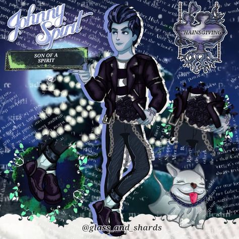 Johnny Spirit, Spirit Monster, Monster High Redesign, Monster High Outfits, Monster High Ocs, Monster High Makeup, Eah Oc, Ever After High Rebels, Monster High Boys