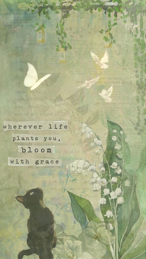 Green Cottagecore Aesthetic, Nature Inspired Products, Cottagecore Aesthetic Wallpaper, Green Cottagecore, Poetry Aesthetic, Poetry Wallpaper, Aesthetic Plants, Green Quotes, Vintage Quotes