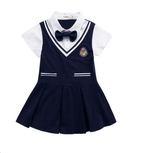 Kindergarten Uniform Ideas, Kawaragi Senju, Navy Blue Uniform, Classroom Goals, Welcome To School, Kindergarten Design, School Uniform Fashion, School Uniform Outfits, School Wall Art