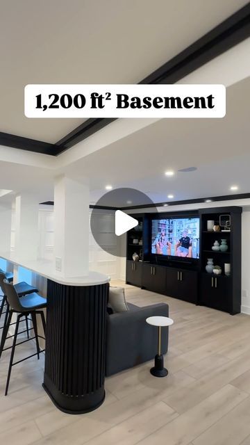 Basement Under Garage, Fireplace In Basement Ideas, Finished Basement Decorating Ideas, Best Basement Ideas, Small Basement Remodel Low Ceilings, Black And White Basement Ideas, Modern Basement Design Ideas, Large Basement Ideas Layout, Basement Layout Ideas Floor Plans