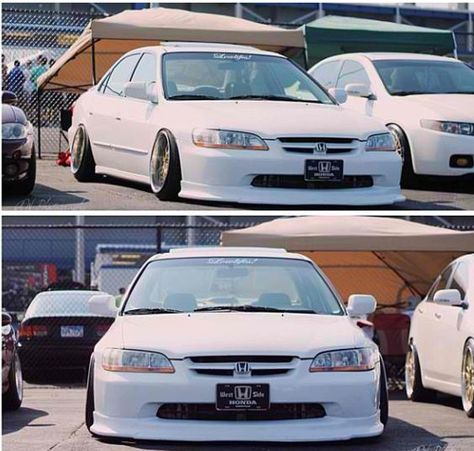 Stanced Honda Accord on Works Wheels VS-XX. Static, jdm 98 Honda Accord, Honda Accord Custom, 64 Impala, Jdm Honda, Slammed Cars, Honda Cars, Import Cars, Jdm Cars, Sexy Cars