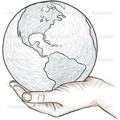 Sketches Of Hands Holding Earth Coloring Pages Hands Holding The World, Earth Sketch, Holding Earth, Globe Drawing, Earth Coloring Pages, Template Images, Planet Drawing, Earth Drawings, Drawing Template