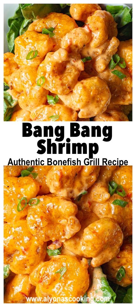 Bang Bang Shrimp from the Restaurant Bonefish Grill coated in bang bang sauce Shrimp Chili Sauce, Sweet Chili Fried Shrimp, Recipes With Fried Shrimp, Copycat Bang Bang Shrimp, Bang Bang Shrimp Appetizer, Bangbang Shrimp Recipes, Bang Bang Shrimp Lettuce Wraps, Breaded Shrimp Recipes Dinner, Bang Bang Sauce For Shrimp