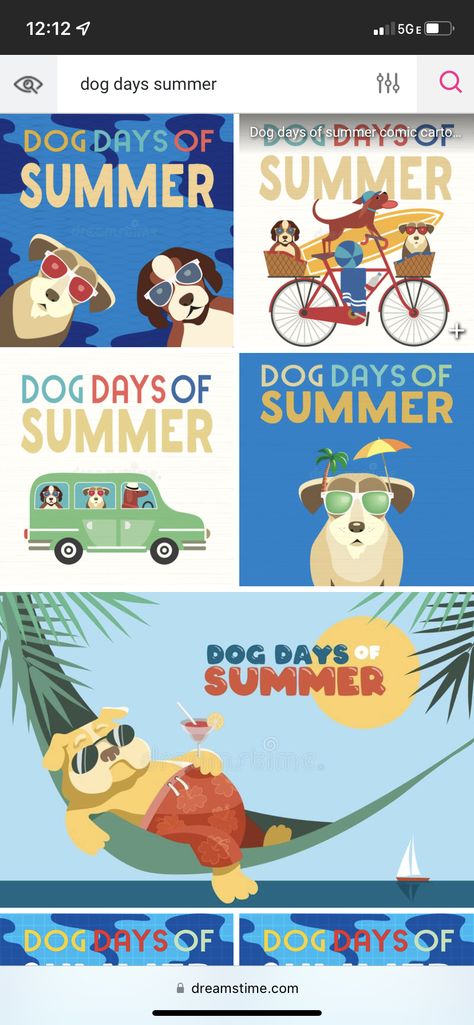 Dog Days Of Summer, Retro Dog, Summer Dog, Dog Days, Birthday Ideas, Advent, Heathers, Dogs, Birthday