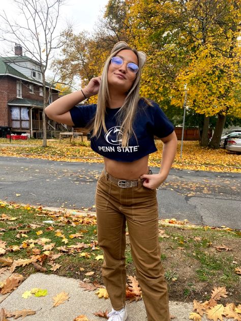 Penn State Game Day Outfits, Penn State Game Day, Football Game Day Outfit, Penn State Game, Lion Ears, Tent City, College Gameday Outfits, Gameday Outfits, College Gameday