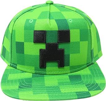 Minecraft Pixel Creeper Boys Snapback Hat Cap New Licensed Green Minecraft Hat, Creeper Costume, Scene Clothes, Caps Design, Scene Outfits, Green Shop, Minecraft Stuff, Digital Closet, Red Velvet Joy