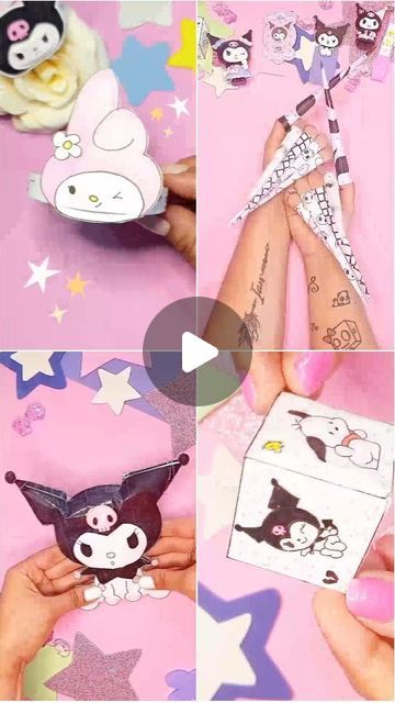 Sheila Jimenez Mota on Instagram: "💫 4 DIY Sanrio 💫 #diy #tutorial #manualidades #art #craft #reels" Sanrio Crafts, Sanrio Diy, Blind Bags, Art Craft, Funny Images, Hello Kitty, Kitty, Funny, On Instagram