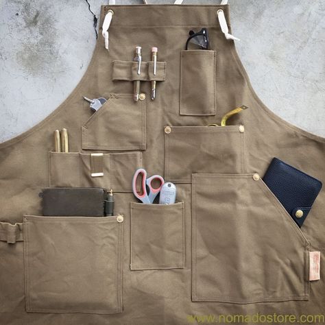 Woodworking Apron Pattern, Workshop Apron, Apron Design, Utility Apron, Tool Apron, Fashion Apron, Restaurant Uniforms, Work Apron, Shop Apron