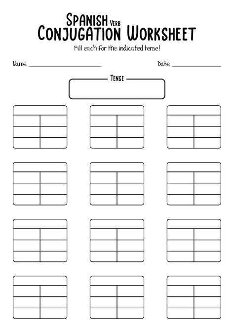 Spanish Conjugation Worksheet, Spanish Conjugation Chart, Ar Verbs In Spanish Worksheets, Spanish Verb Conjugation Worksheets, Spanish Verbs Chart, Spanish Verb Conjugation Chart, Spanish Verbs Conjugation Chart, Spanish Verb Conjugation Chart Printable, Beginner Spanish Worksheets