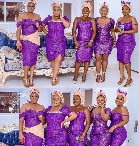 Bridesmaid dress for traditional wedding #ghana #africa #bridesmaid #traditional #wedding #style Braids Maid Dresses, Ghana Dresses, Ghana Style, Dresses Images, Latest Bridesmaid Dresses, Ghana Wedding, Fancy Short Dresses, African Traditional Wedding Dress, Kente Dress