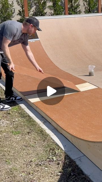 Tanner Bendheim on Instagram: "Adding a new section to the mini ramp! Materials purchased at @oc_ramps   #miniramp #halfpipe #skateboarding #skateboarder #ramp #building" Skate Ramps Backyard, Skate Park Design, Mini Ramp, Skate Ramps, Skate Ramp, Skateboard Ramps, Skateboarder, Skate Park, Bmx