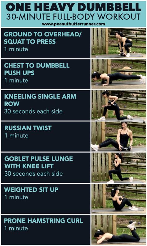 One Dumbbell Workout, Dumbbell Workout Routine, Emom Workout, Dumbbell Workout At Home, Full Body Dumbbell Workout, Dumbell Workout, Full Body Workout At Home, Body Workout At Home, 30 Minute Workout