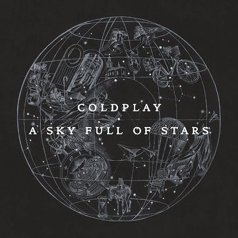 Coldplay - A sky full of stars Coldplay Poster, Coldplay Albums, Coldplay Songs, Cd Album Covers, A Sky Full Of Stars, Cool Album Covers, Desain Editorial, Sky Full Of Stars, Sky Full