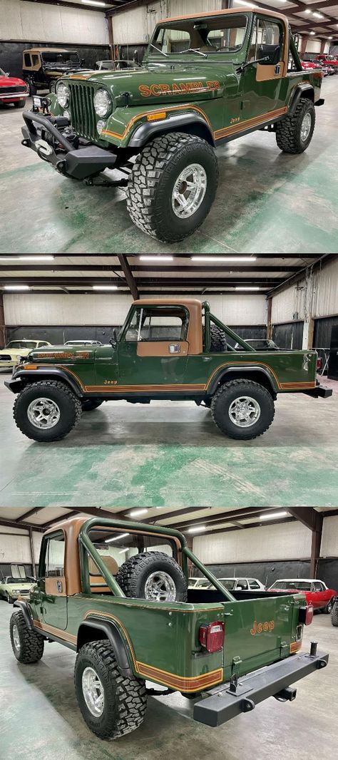 1981 Jeep CJ8 Scrambler. Jeep Scrambler Cj8, Jeep Ika, Jeep Wrangler Interior, Jeep Pickup Truck, Jeep Scrambler, Cj Jeep, Classic Jeeps, Vintage Jeep, Jeep Yj