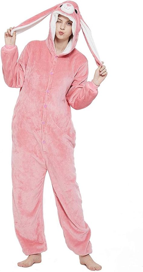 Fleece Unicorn Onesie Pajamas for Women Adult Cartoon Animal Christmas Halloween Cosplay Onepiece Costume Unicorn Onesie Pajamas, Rabbit Halloween, Unicorn Onesie, Bunny Onesie, Animal Onesie, Kids Onesies, Unicorn Outfit, Halloween Onesie, Pajamas For Women