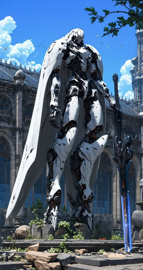 Mech Art Sci Fi, Mech Armor Concept Art, Gundam Concept Art, Fantasy Mecha, Fantasy Mech, Mech Anime, Giant Mech, Space Armor, Concept Vehicles Sci Fi