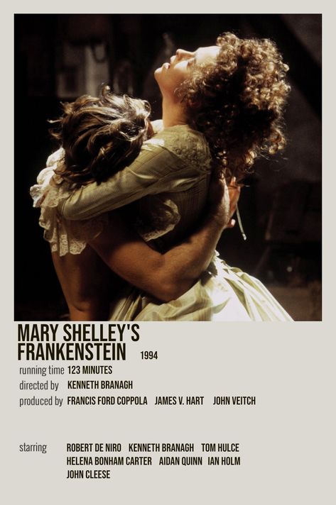 Helena Bonham Carter Movie Posters Kenneth Branagh Helena Bonham Carter, Mary Shelley Poster, Mary Shelley's Frankenstein, Helena Bonham Carter Poster, Helena Bonham Carter Movies, Helena Bonham Carter Aesthetic, Frankenstein 1994, Frankenstein Mary Shelley, Frankenstein Poster