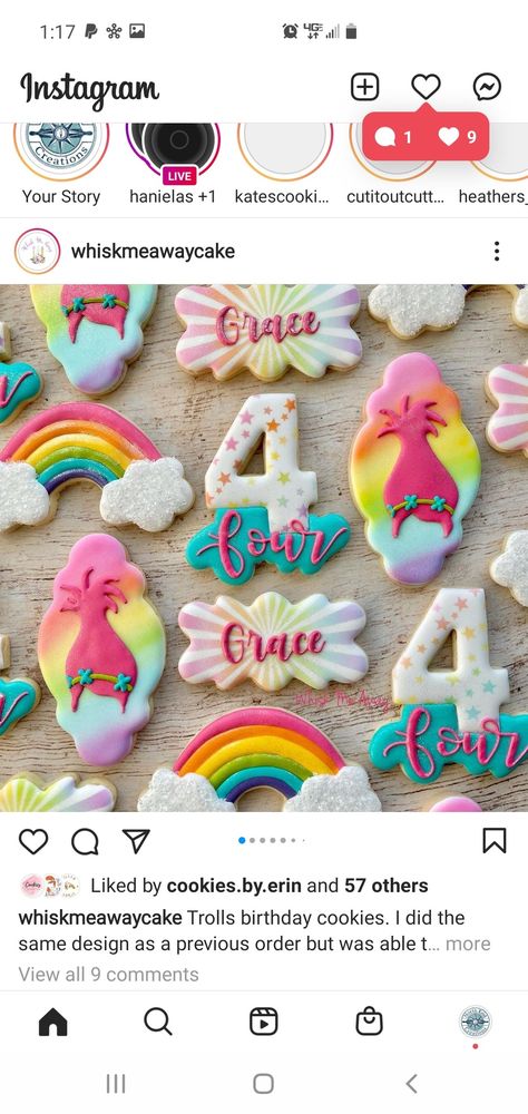 Trolls Birthday Cookies, Trolls Cookies Decorated, Trolls Cookies, Trolls Party, Troll Party, Kids Birthday Themes, Birthday Themes, Cookie Ideas, Icing Cookies