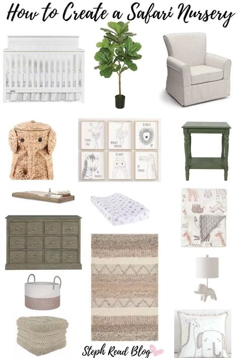 Boys Safari Nursery, Boho Safari Nursery, Neutral Safari Nursery, Safari Nursery Boy, Playroom Inspiration, Baby Nursery Inspiration, Safari Theme Nursery, Baby Boy Room Decor, Nursery Room Design