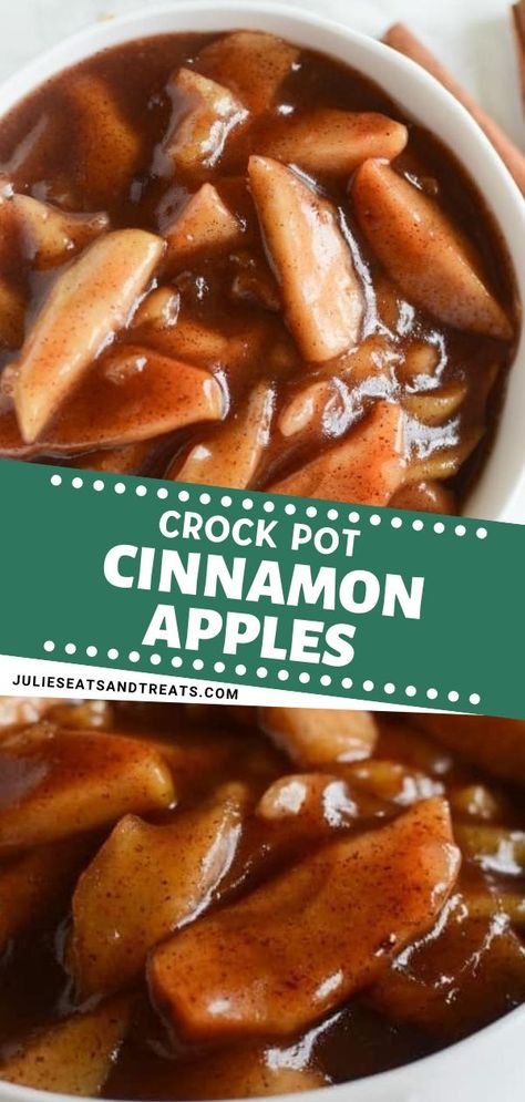 Hot Cinnamon Apples Crock Pot, Crock Pot Apple Recipes Easy, Apple Pie In The Crock Pot, Apple Sauce In Crock Pot Easy Recipes, Baked Apples In The Crockpot, Crock Pot Cinnamon Apples, Crockpot Baked Apples Easy, Slow Cooker Cinnamon Apples, Crock Pot Baked Apples