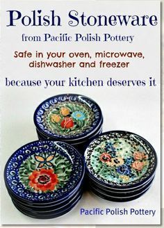 Polish Decor, Boleslawiec Pottery, Polish Heritage, Polish Traditions, Polish Folk Art, Polish Food, Polish Ceramics, Traditional Pottery, Polish Stoneware